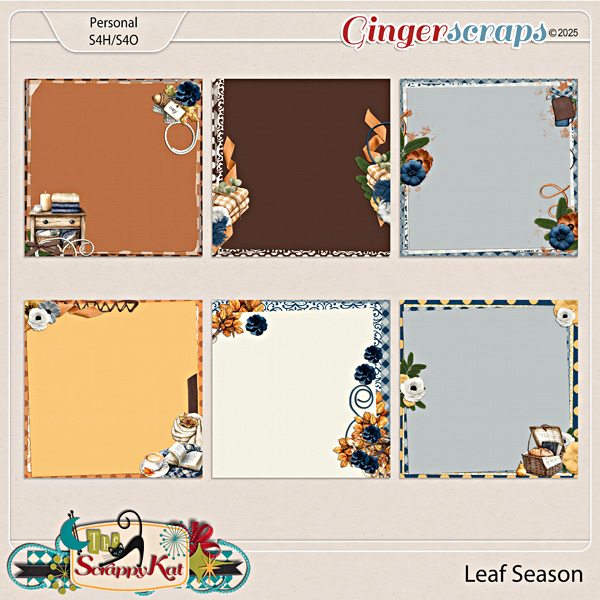 Leaf Season Stacked Paper Set by The Scrappy Kat