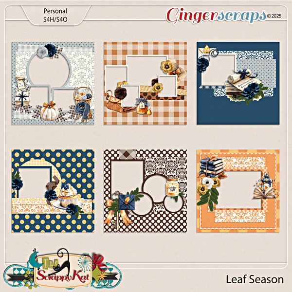 Leaf Season Quick Page Set by The Scrappy Kat