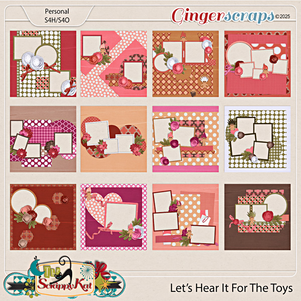 Let's Hear It For The Toys Quick Pages by The Scrappy Kat