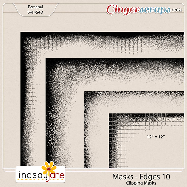 Masks Edges 10 by Lindsay Jane