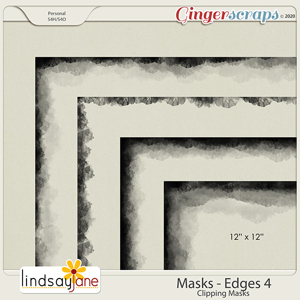 Masks Edges 4 by Lindsay Jane