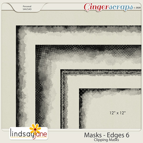 Masks Edges 6 by Lindsay Jane