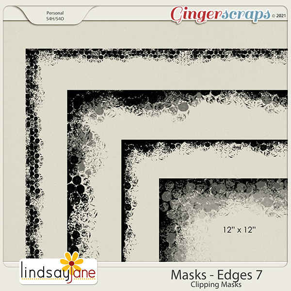 Masks Edges 7 by Lindsay Jane