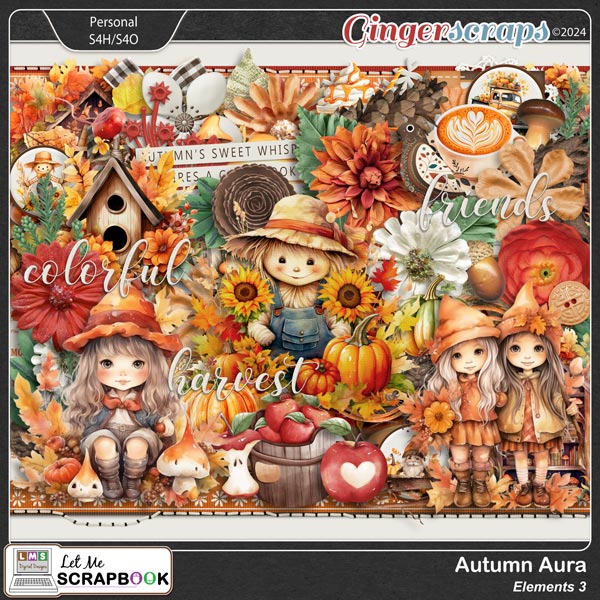 Autumn Aura-3 Elements by Let Me Scrapbook