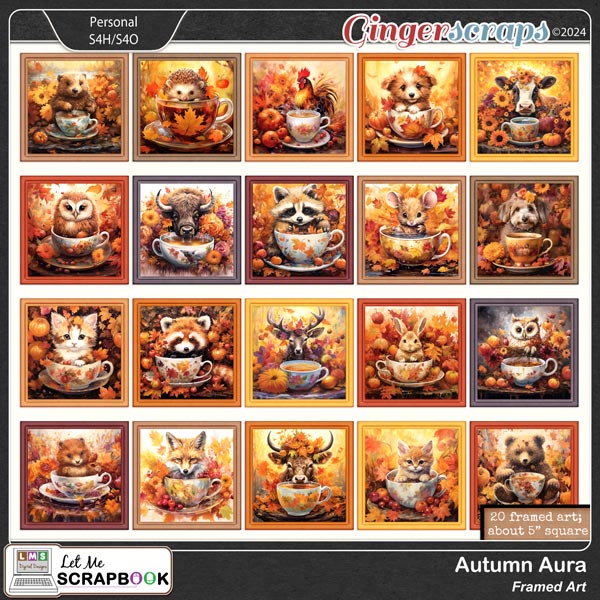 Autumn Aura Framed Art by Let Me Scrapbook