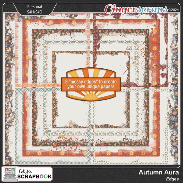 Autumn Aura Edges by Let Me Scrapbook
