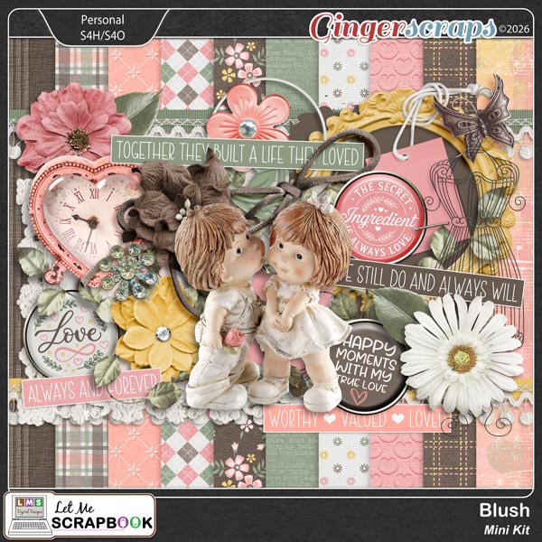 Blush Mini Kit by Let Me Scrapbook