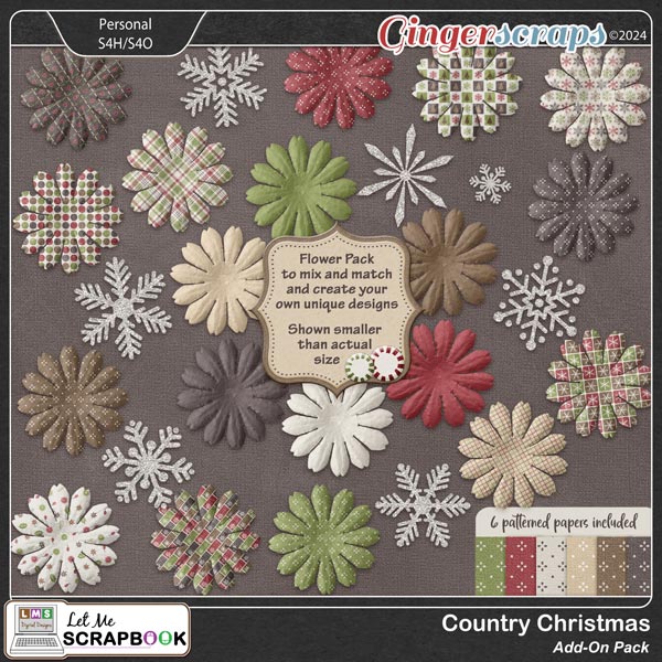 Country Christmas Add-On by Let Me Scrapbook