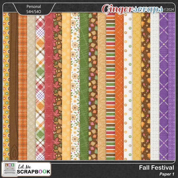 Fall Festival-1 Paper by Let Me Scrapbook