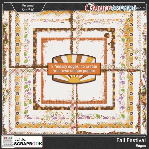 Fall Festival Edges by Let Me Scrapbook