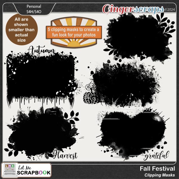 Fall Festival Masks by Let Me Scrapbook
