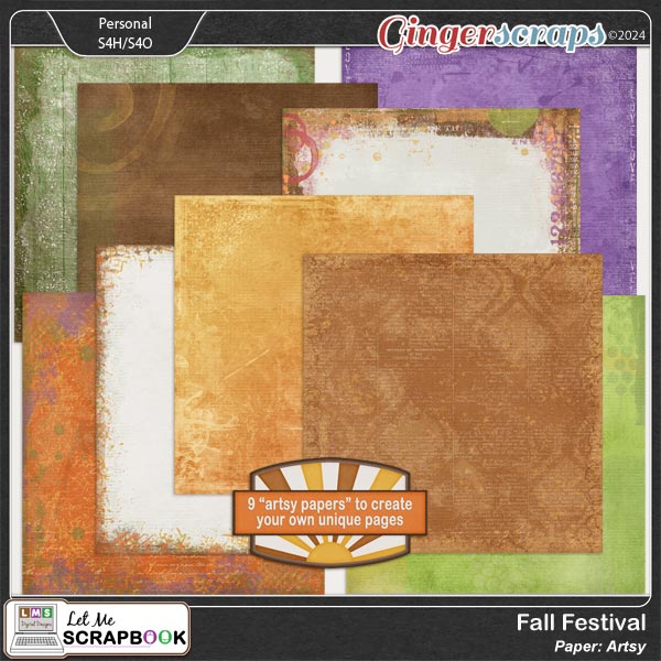 Fall Festival Paper-Artsy by Let Me Scrapbook