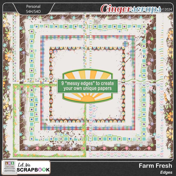 Farm Fresh Edges by Let Me Scrapbook