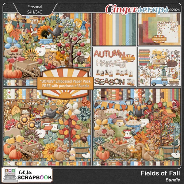 Fields of Fall Bundle by Let Me Scrapbook