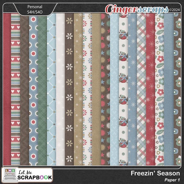 Freezin’ Season-1 Paper by Let Me Scrapbook