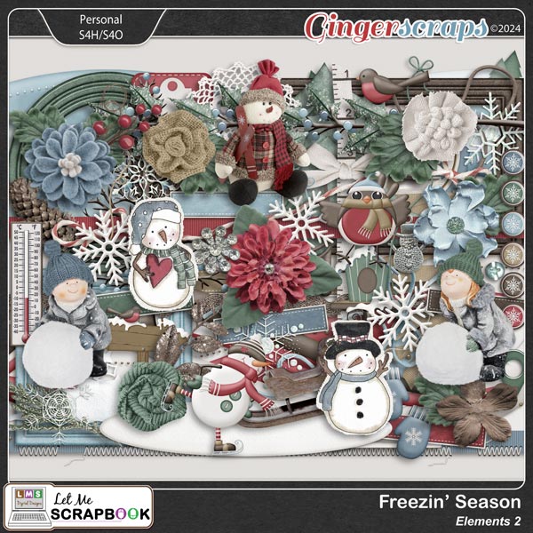 Freezin’ Season-2 Elements by Let Me Scrapbook