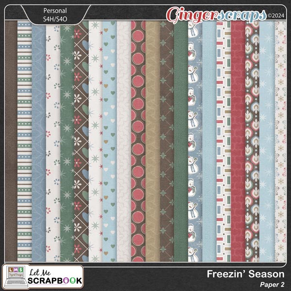 Freezin’ Season-2 Paper by Let Me Scrapbook