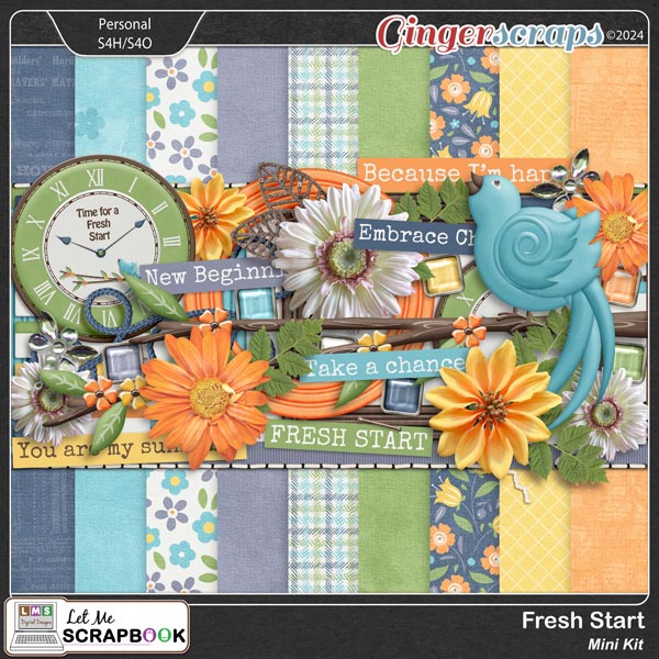 Fresh Start Mini Kit by Let Me Scrapbook