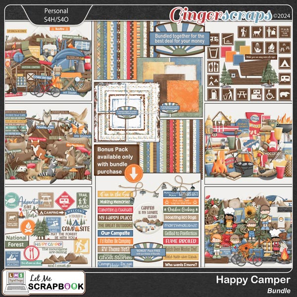 Happy Camper Bundle by Let Me Scrapbook