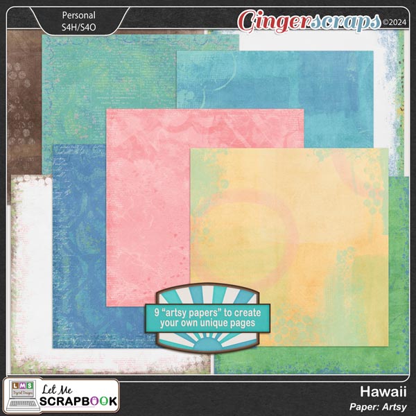 Hawaii Paper-Artsy by Let Me Scrapbook