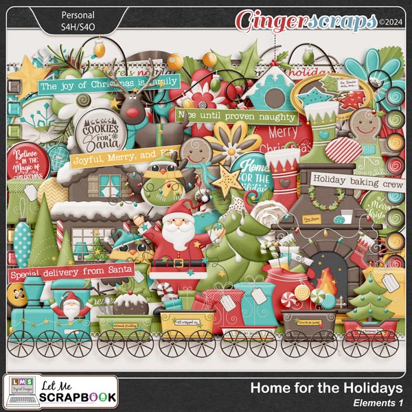 Home for the Holidays-1 Elements by Let Me Scrapbook