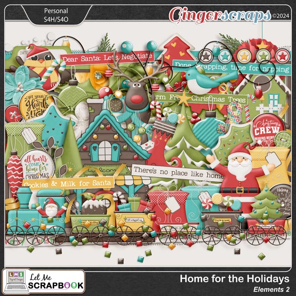 Home for the Holidays-2 Elements by Let Me Scrapbook