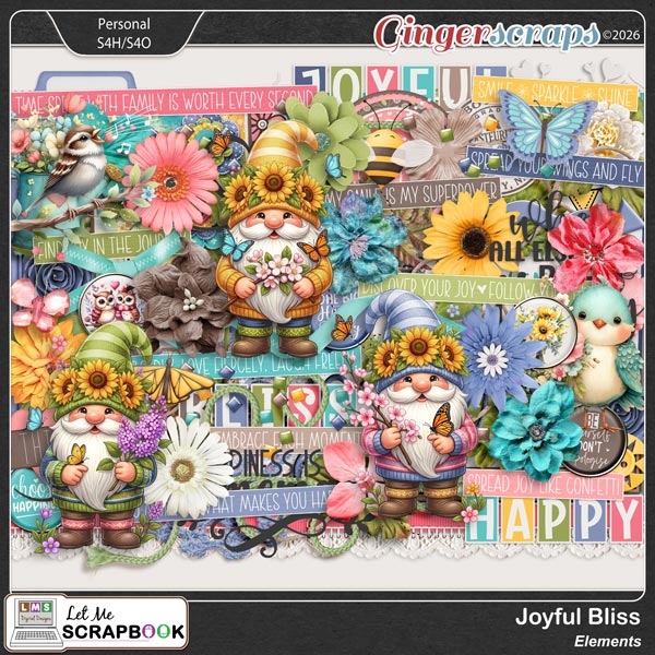 Joyful Bliss Elements by Let Me Scrapbook