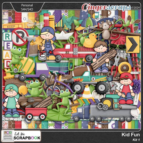 Kid Fun Kit 1 by Let Me Scrapbook