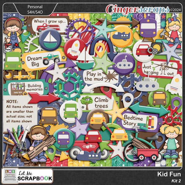 Kid Fun Kit 2 by Let Me Scrapbook