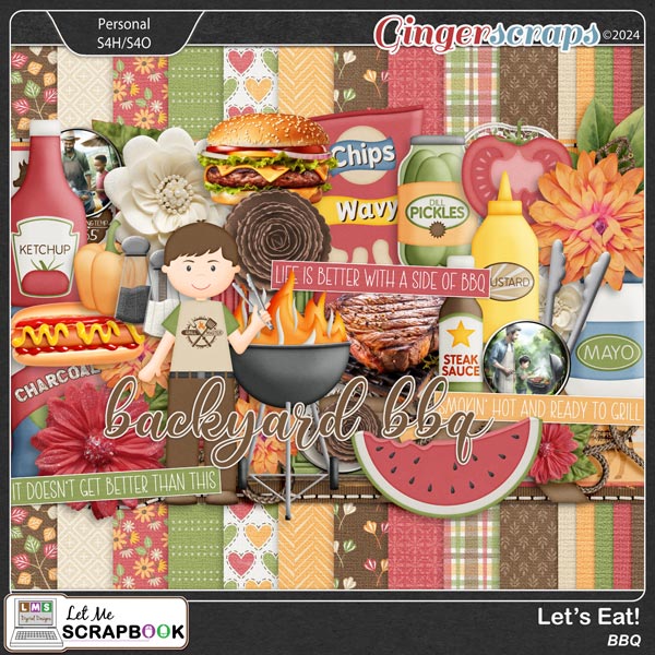 Let’s Eat BBQ by Let Me Scrapbook