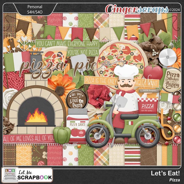 Let’s Eat Pizza by Let Me Scrapbook