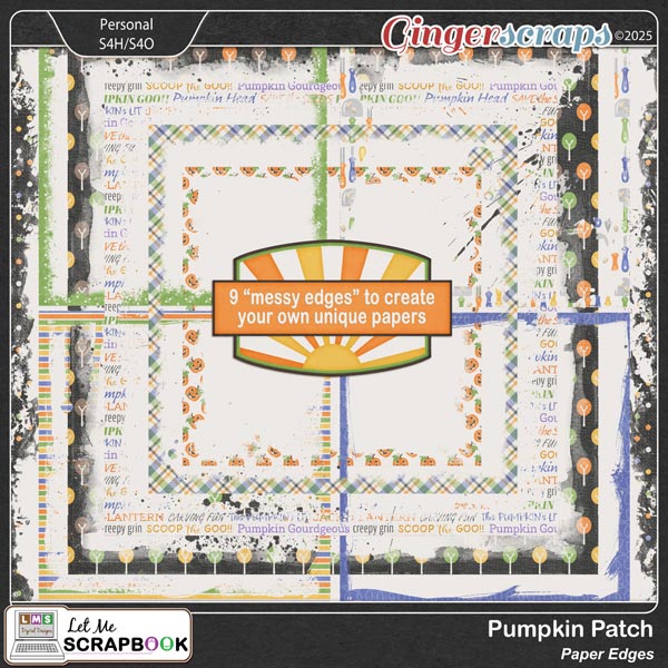 Pumpkin Patch Edges by Let Me Scrapbook