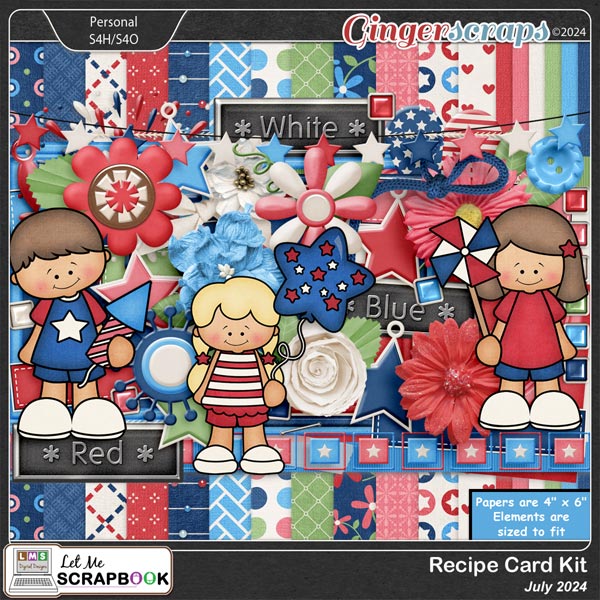 2024-07 Recipe Card Kit by Let Me Scrapbook