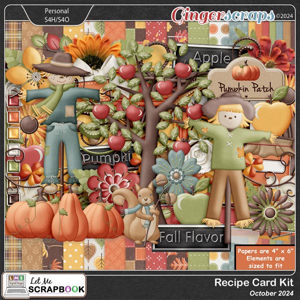 2024-10 Recipe Card Kit by Let Me Scrapbook