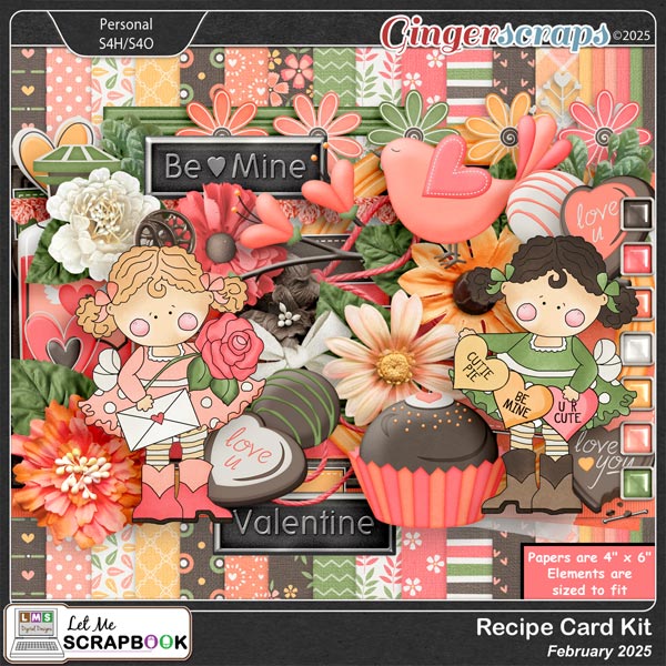 2025-02 Recipe Card Kit by Let Me Scrapbook