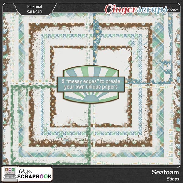Seafoam Edges by Let Me Scrapbook