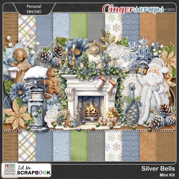 Silver Bells Mini Kit by Let Me Scrapbook