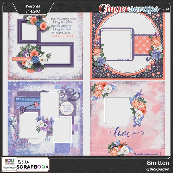 Smitten Quick Pages by Let Me Scrapbook