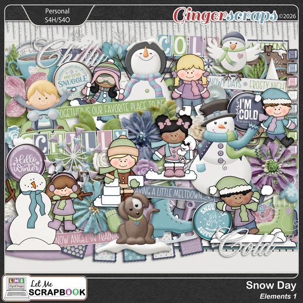 Snow Day-1 Elements by Let Me Scrapbook