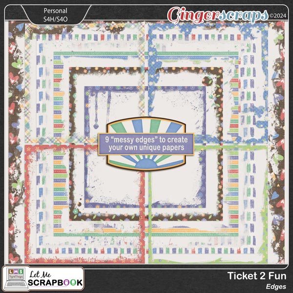 Ticket 2 Fun Edges by Let Me Scrapbook