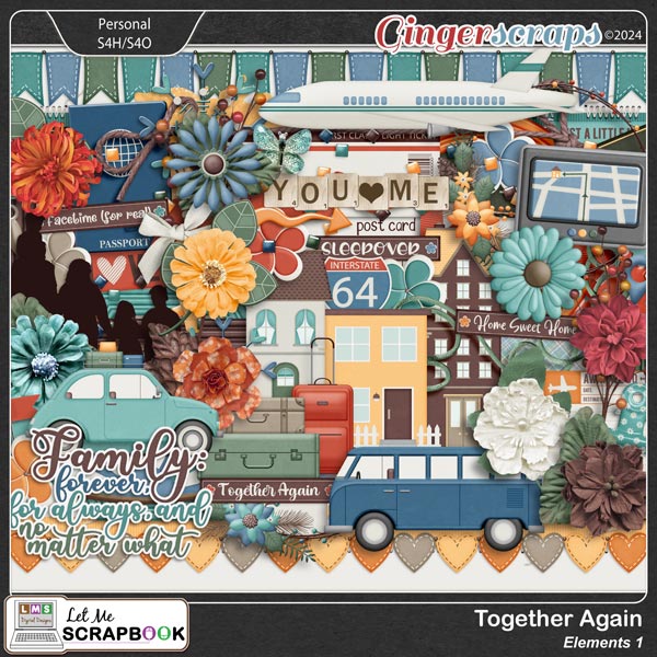 Together Again-1 Elements by Let Me Scrapbook