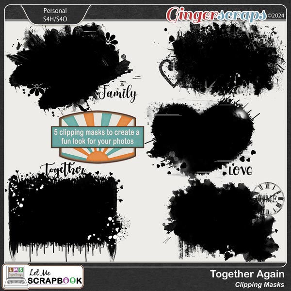 Together Again Masks by Let Me Scrapbook