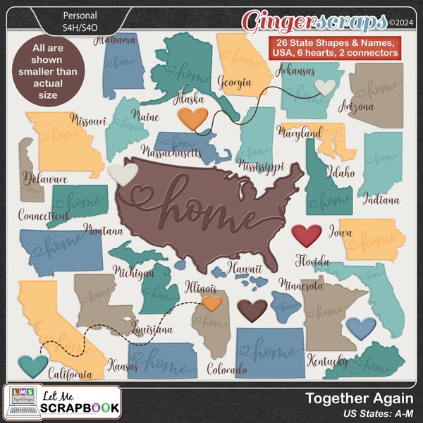 Together Again States-1 by Let Me Scrapbook