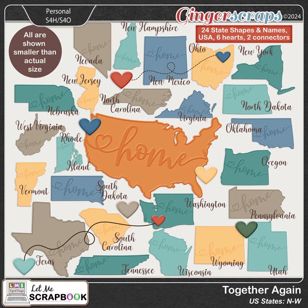 Together Again States-2 by Let Me Scrapbook