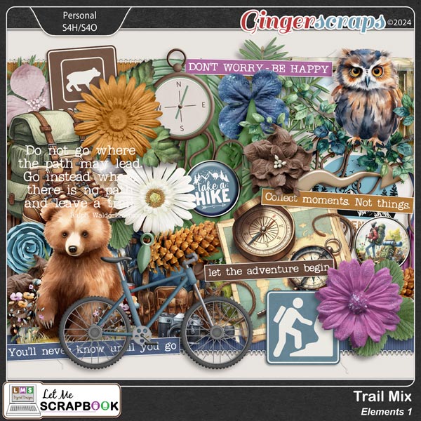 Trail Mix-1 Elements by Let Me Scrapbook