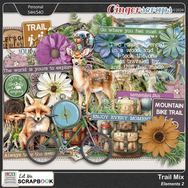 Trail Mix-2 Elements by Let Me Scrapbook