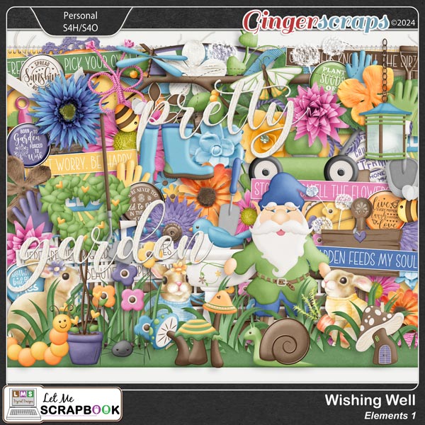 Wishing Well-1 Elements by Let Me Scrapbook