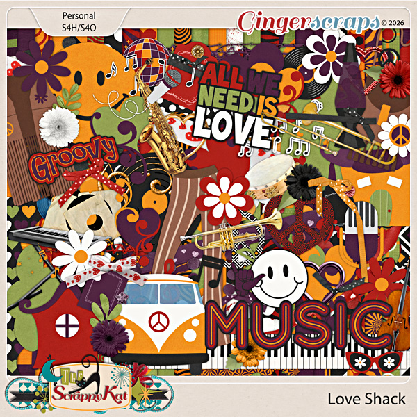 Love Shack Kit by The Scrappy Kat