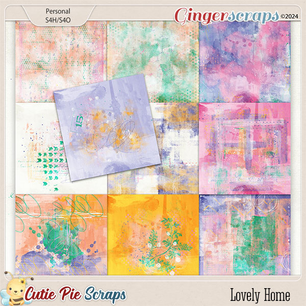 Lovely Home Painted Papers