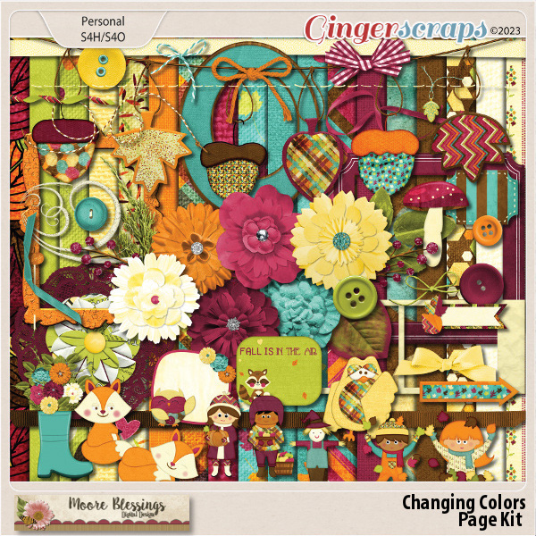 Changing Colors Page Kit by Moore Blessings Digital Design  